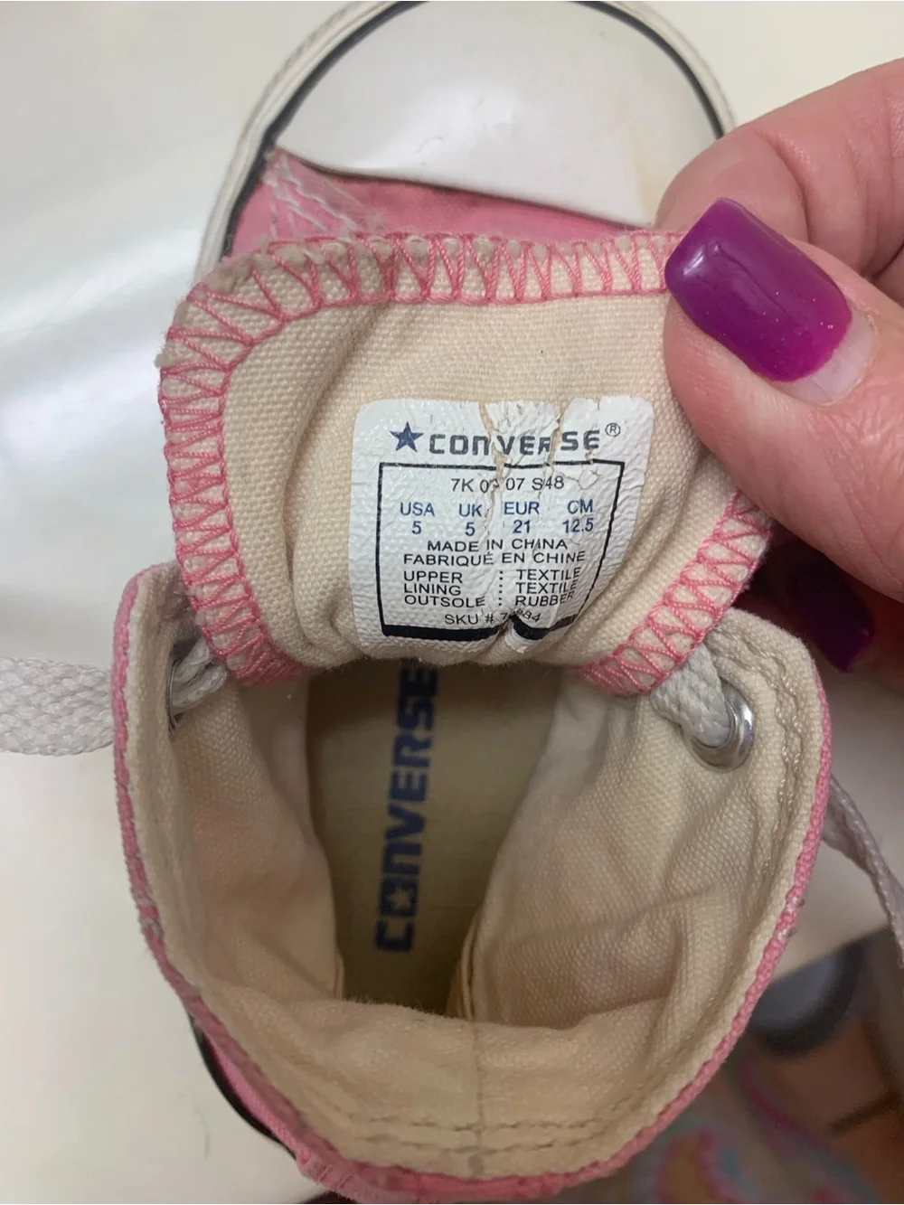 Converse Chuck Taylor All Star Toddler Pink High-Top Canvas Sneakers